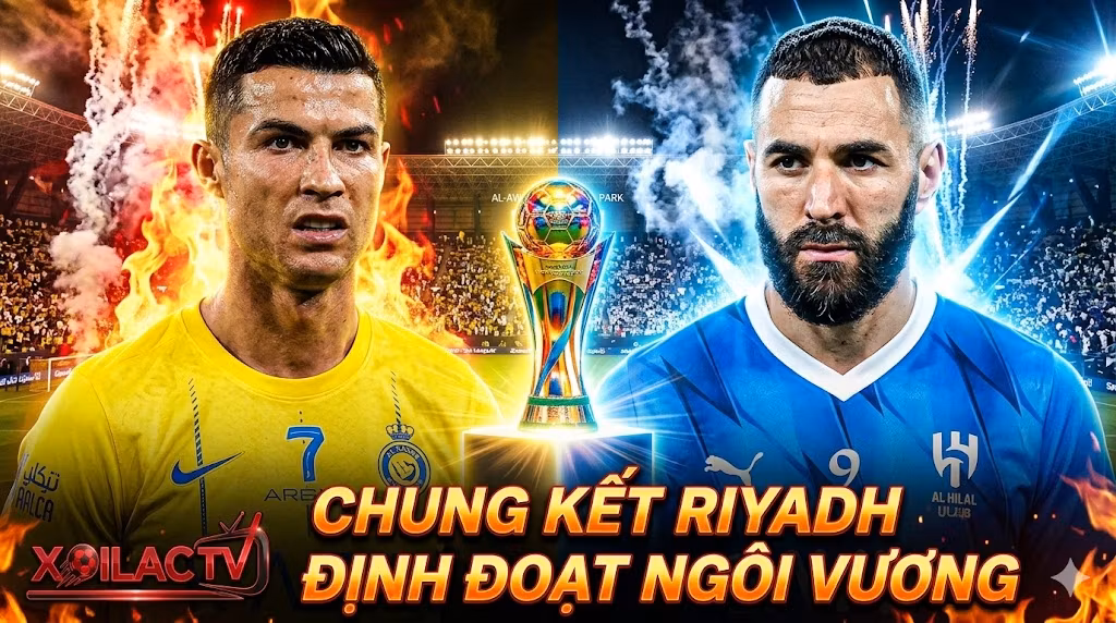 Cuộc đối đầu giữa Cristiano Ronaldo và Karim Benzema sẽ định đoạt ngai vàng bóng đá Saudi Arabia mùa này.